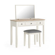 Marlow Coconut White Dressing Table Set