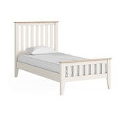 Marlow Coconut White 3Ft Slatted Bed