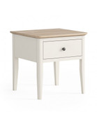 Marlow Coconut White Lamp Table
