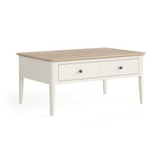 Marlow Coconut White Coffee Table
