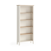 Marlow Coconut White Large Bookcase