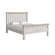 Salcombe Stone Grey 5Ft Slatted Bed