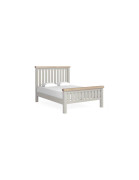 Salcombe Stone Grey 4Ft6 Slatted Bed