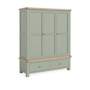 Salcombe Sage Triple Wardrobe