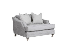 Belvedere Silver Snuggle Scatter Back Chair