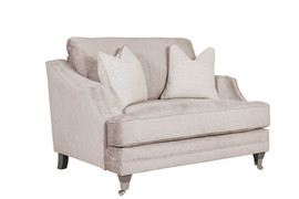 Belvedere Mink Snuggle Fixed Back Chair