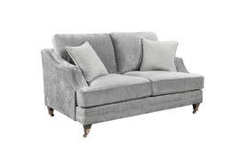 Belvedere Silver 2 Seater Fixed Back