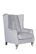 Belvedere Silver Throne Chair