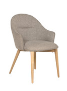 Evalyn Latte Dining Chair