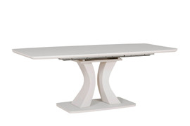 Daiva Greige Large Extending Dining Table