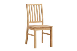 Cooper Slat Back Dining Chair Moulded Solid Seat