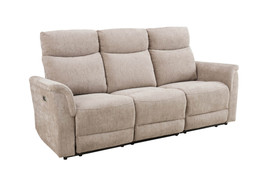 Maude Mocha Electric Recliner 3 Seater