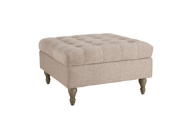 Abbott Button Top Storage Ottoman Biscuit