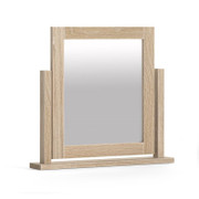 Modern Country All Oak Vanity Mirror