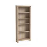 Modern Countryv All Oak Large Bookcase
