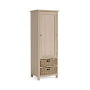 Modern Country All Oak Larder Unit