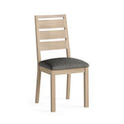 Modern Country All Oak Dining Chair.