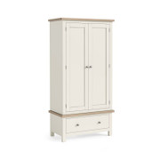 Modern Country Coconut White Gents Wardrobe