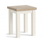 Modern Country Coconut White Lamp Table