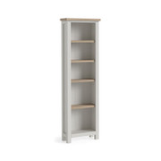 Modern Country Grey Slim Bookcase