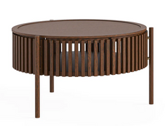 Soho Brown Oak Story Coffee Table With Door