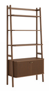 Soho Brown Oak Storage Bookcase
