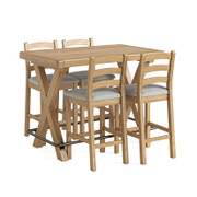 Normandy Bar Table with 4 Normandy Bar Stool