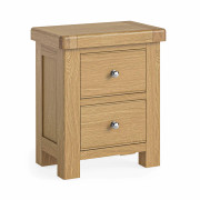 Normandy 2 Drawer Bedside Locker