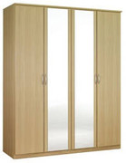 Kent 4 Door 2 Mirror Robe