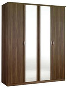 Kent 4 Door 2 Mirror Walnut