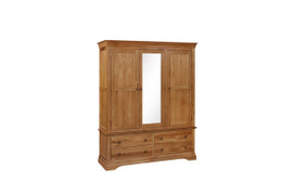 The range is an absolute must have. This piece is beautifully hand-crafted with solid oak, that will give the impression of rustic, bright and elegant taste to any household.