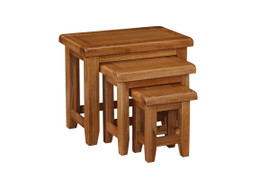 The range is an absolute must have. This piece is beautifully hand-crafted with solid oak, that will give the impression of rustic, bright and elegant taste to any household.