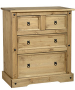Corona 2+2 Drawer Chest