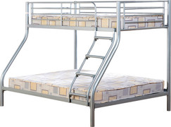 Tandi Triple Sleeper Bunk Beds-Silver