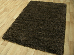 Elegance Shaggy Rug-Chocolate (80X150cm)