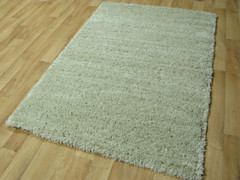 Elegance Shaggy Rug-Cream (160X220cm)