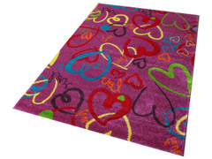 Jazz Kids Collection Rug-Hearts (120x170cm)
