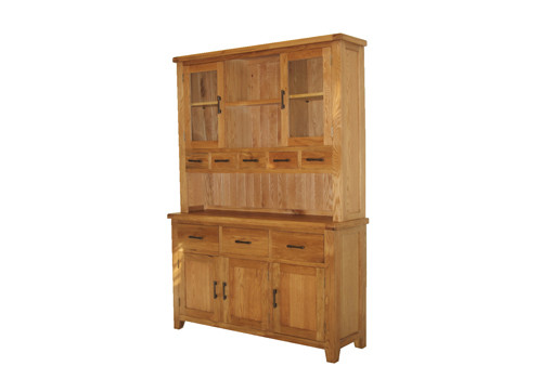 Solid Oak & Oak Veneer.