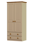 Annagh Ivory 2 Door 2 Drawer Wardrobe