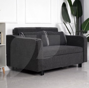 Aspen Sofa Bed-Dark Grey