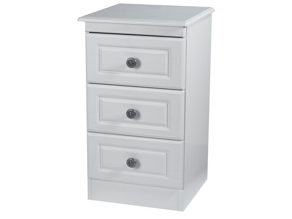 Snowdon 3 Drawer Bedside Locker Ideal Furniture