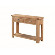Terviso Oak Large Console with Drawers 