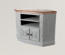 Danube French Grey Corner TV Unit