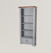 Danube French Grey Bookcase