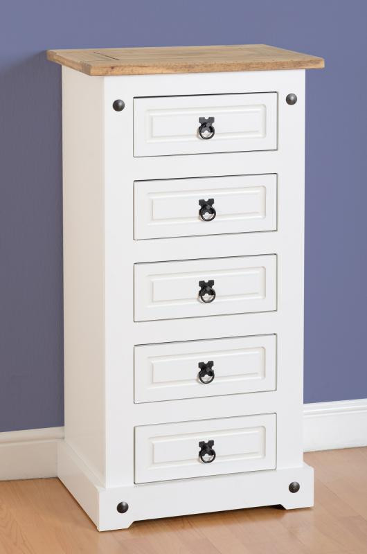 Drawer Narrow Chest White Image 1 Loading Zoom Drawer Narrow Chest White Image 1 Loading Zoom