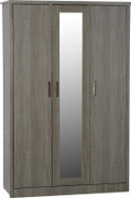 Lisbon darkwood 3 Door Wardrobe