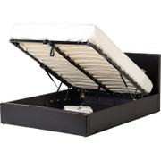 Waverley 4'6 Bed Storage Bed-Black