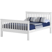 Monaco 4' Bed High Foot End-White