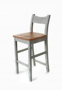 Danube French Grey Bar Stool