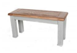 Danube French Grey Large Bench
